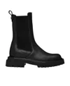 Ferragamo Oderico Short Boots In Black