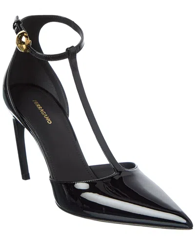 Ferragamo Odette Patent Pump In Black