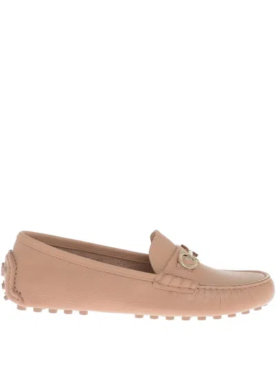 Ferragamo Odilia Loafers In Neutrals