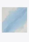 Ferragamo Ombre Silk Foulard In Blue