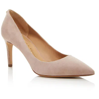 Ferragamo Only 70 Womens Suede Dress Pumps In Pink
