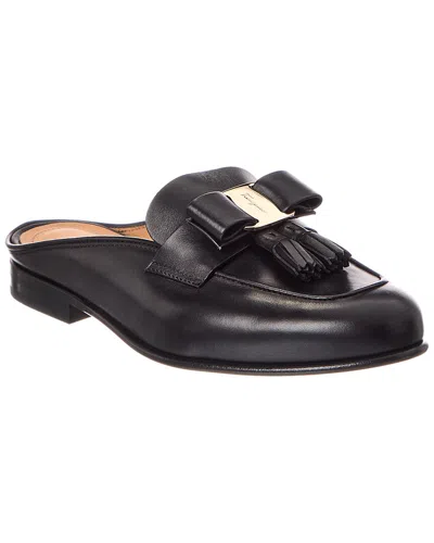 Ferragamo Onofria Leather Loafer In Black