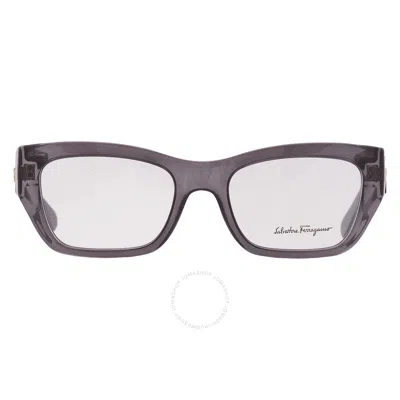 Ferragamo Open Box - Salvatore  Demo Rectangular Ladies Eyeglasses Sf2922 023 53