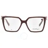Ferragamo Salvatore  Demo Square Ladies Eyeglasses Sf2950 211 54
