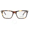 Ferragamo Open Box - Salvatore  Demo Square Men's Eyeglasses Sf2959 219 55