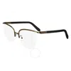 Ferragamo Open Box - Salvatore  Demo Teacup Ladies Eyeglasses Sf2227 730 56