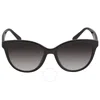 Ferragamo Salvatore  Grey Gradient Cat Eye Ladies Sunglasses Sf1073s 001 54