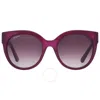 Ferragamo Purple Gradient Cat Eye Ladies Sunglasses Sf1031s 513 53