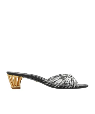 FERRAGAMO OPEN-TOED HEELS