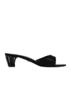 Ferragamo Open-toed High-heeled Sandals In Black