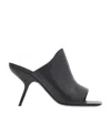 Ferragamo 95 Nappa Leather Mules In Black