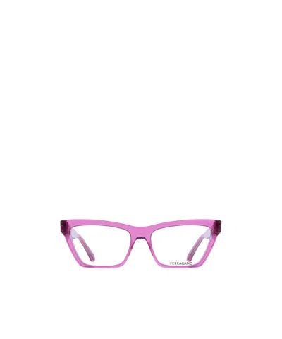 Ferragamo Optical Glasses In Pink