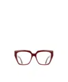 Ferragamo Optical Glasses In Burgundy