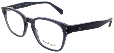 Ferragamo Optical Glasses Crystal Navy In Blue