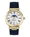 Ferragamo Ora Moonphase Strap Watch In Black