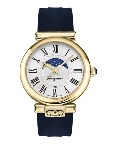 Ferragamo Women's Ora Moonphase Watch In Multi