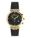 Ferragamo Ora Strap Watch In Gold