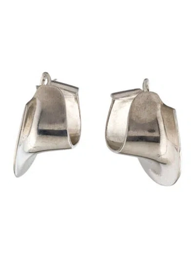 Pre-owned Ferragamo Orecc Hoop Earrings In Multi