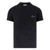 Ferragamo Organic Cotton Sporty T-shirt In Black