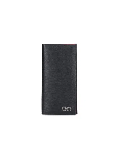 Ferragamo Organizer Gancini" Wallet Black