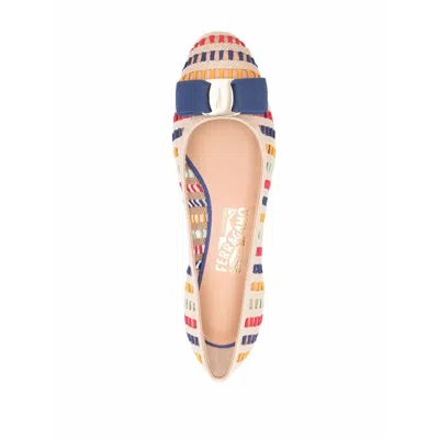 Ferragamo Ornament Pump In Red