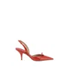 Ferragamo Gylla 70 Slingback In Flame Red
