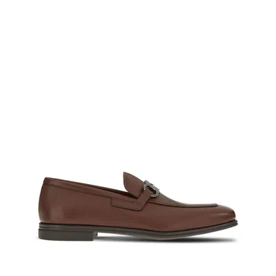 Ferragamo Ornament Slip-on In Brown