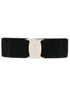 Ferragamo Haarspange Aus Seide Mit Schleife In Black