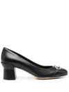 Ferragamo Otilia 55mm Leather Pumps In Black