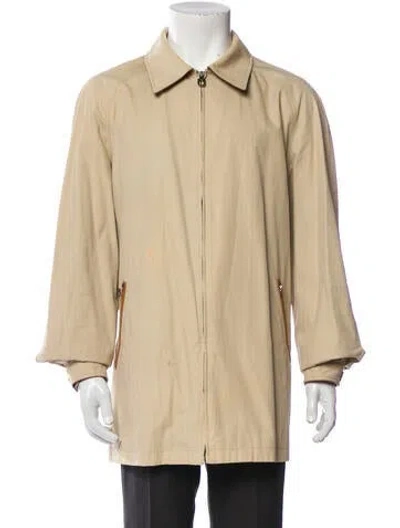 Pre-owned Ferragamo Overcoat In Neutral