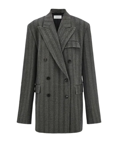 FERRAGAMO OVERSIZE DOUBLE BREASTED BLAZER