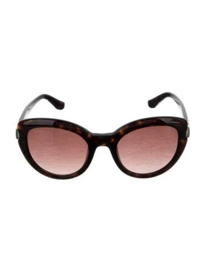Pre-owned Ferragamo Oversize Gradient Sunglasses In Black