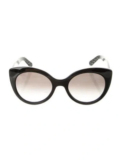 Pre-owned Ferragamo Oversize Gradient Sunglasses In Black