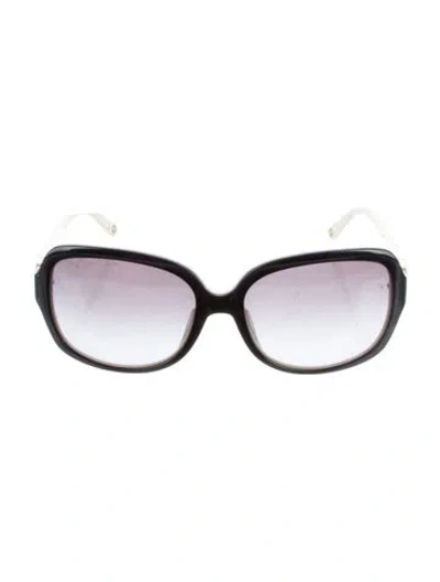 Pre-owned Ferragamo Oversize Gradient Sunglasses In Black