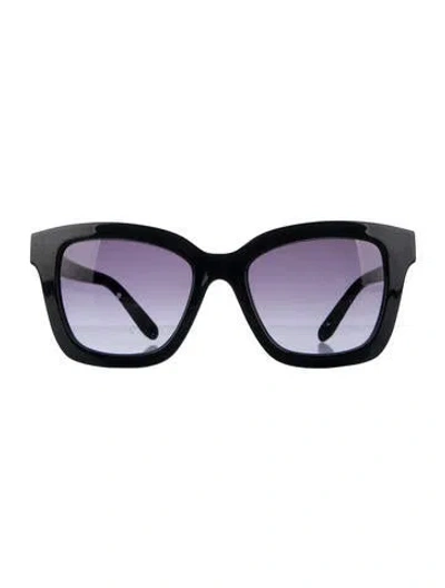 Pre-owned Ferragamo Oversize Gradient Sunglasses In Black