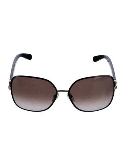 Pre-owned Ferragamo Oversize Gradient Sunglasses In Multi