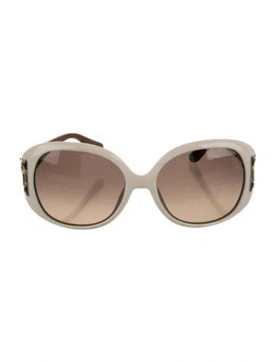 Pre-owned Ferragamo Oversize Gradient Sunglasses In Neutral