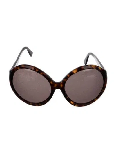 Pre-owned Ferragamo Oversize Tinted Sunglasses In Brown