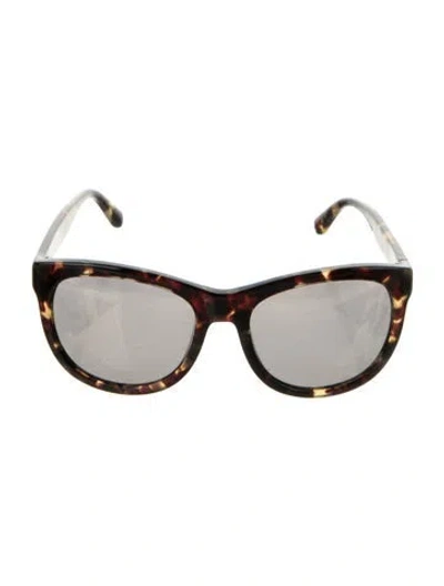 Pre-owned Ferragamo Oversize Tinted Sunglasses In Brown