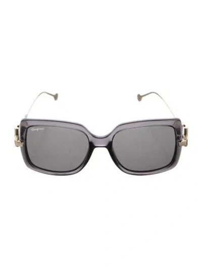 Pre-owned Ferragamo Oversize Tinted Sunglasses W/ Tags In Multi