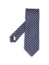 Ferragamo Owl-print Silk Tie In Multi