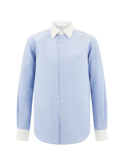 Ferragamo Oxford Shirt In Blue