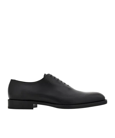 Ferragamo Oxford Shoe In Black
