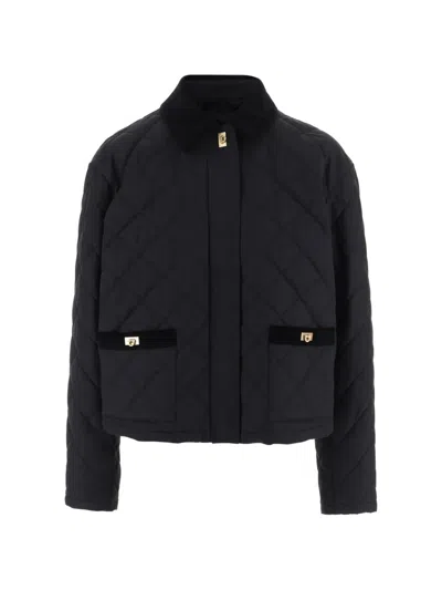 Ferragamo Padded Blouson In Black