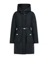 Ferragamo Padded Parka Jacket In Black