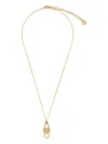 Ferragamo Necklace With Padlock In Gold