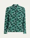 Ferragamo Graphic Print Button-up Shirt