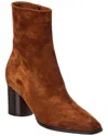 Ferragamo Pampero Suede Ankle Boots In Brown