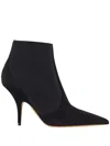 Ferragamo Panelled Ankle Boot In Black
