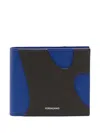 Ferragamo Panelled Bi-fold Leather Wallet In Brown